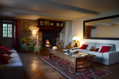 Living room in French luxury in the Pyrenees - 1