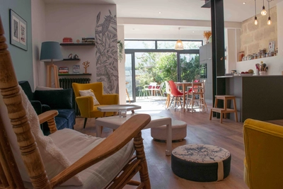 Living room in Maison bordelaise avec terrasse et jardin - 2