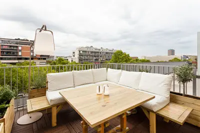 Comedor dentro Appartement moderne et confortable avec terrasses - 2