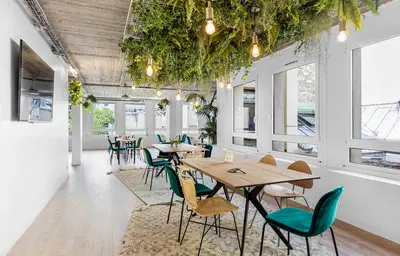Meeting room in Large, luminous space with plant ceiling - 0