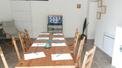 Meeting room in Maison en Drôme provençale - 0