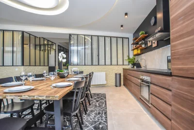 Kitchen in Très bel appartement design à St-Marcel - 3