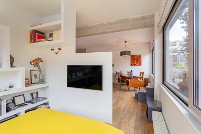 Living room in Loft avec terasse de 200m² sans vis a vis - 3