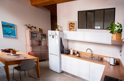 Kitchen dentro Authentique & confortable Canut Lyonnais  - 0
