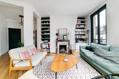 Living room in Cocon cosy à Boulogne-Billancourt - 2