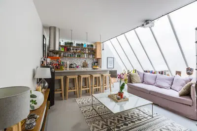 Living room in Loft au coeur de paris - 0