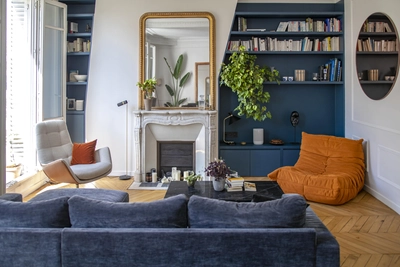 Living room in Bel appartement Haussmannien et design  - 4