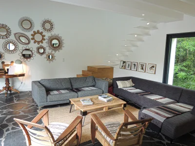 Living room in Villa Beherena - moderne et design  - 1