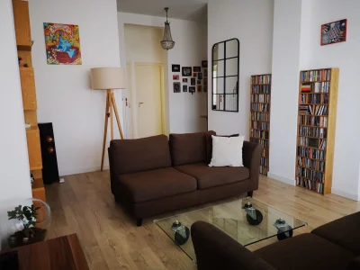 Living room in Espace moderne avec terrasse - Nice - 4
