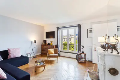 Living room in 110m² avec vues sur tout Paris - 3