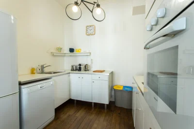 Kitchen dentro Appartement cosy et lumineux proche Bellecour - 4