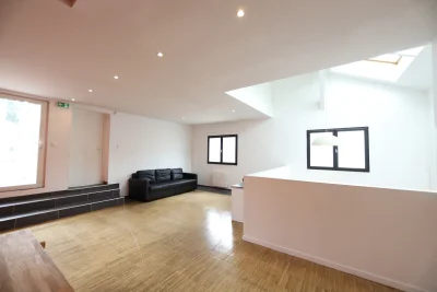 Living room in Duplex lumineux avec terrasse de toit - 5