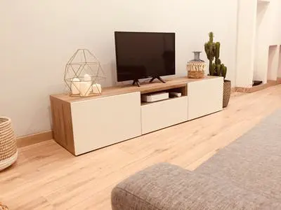 Living room in Appartement chaleureux et moderne à Béziers - 1