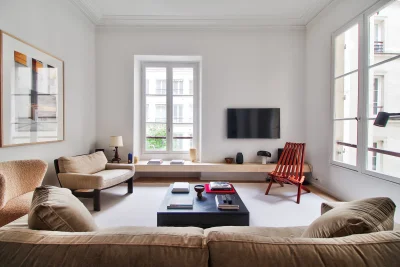 Living room in Magnifique apt sur Cour - Louvre/Tuileries - 3