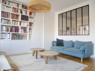 Living room in Mix & match entre ancien et contemporain - 6