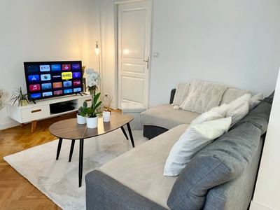 Living room in Appartement lumineux dans le Marais - 4