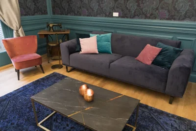 Living room in Paris Opéra - Salon Haussmannien Théophile - 1