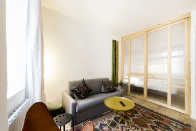 Living room in L'Ethnic Ambience - Lieu tout confort Vieux Lyon - 4