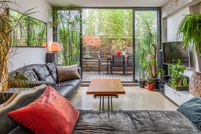 Chambre dans Petit loft d'architecte & jardinier avec terrasse - 0