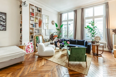 Living room in 112m² entre La Bourse et le Palais Royal - 1