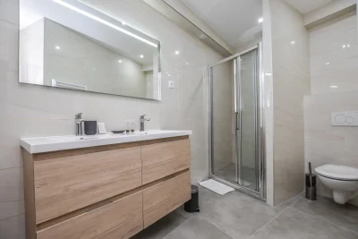 Bathroom in Très bel appartement design à St-Marcel - 14