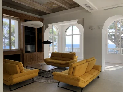 Living room in Un bureau sur la mer - 3