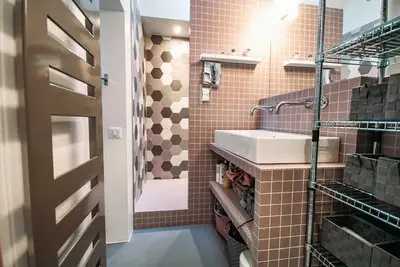 Bathroom in Ravissant appartement au coeur du Marais - 4