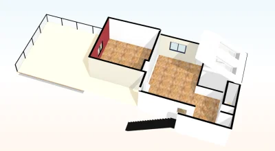 Living room in Duplex lumineux avec terrasse de toit - 18
