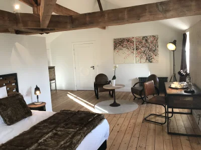 Bedroom in Demeure de caractère entièrement rénovée - 7