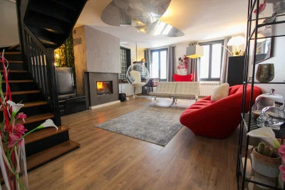 Living room in Maison au style contemporain - 0