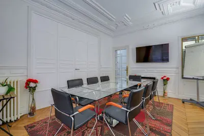 Salle de réunion dans Cabinet d'avocats, appartement Haussmannien - 1