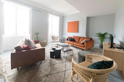 Living room in Espace de travail - Diamant sur Canapés - 1
