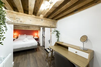 Dormitorio dentro Appartement design et moderne avec mezzanine  - 5
