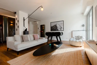 Living room in Appartement d'architecte spacieux et contemporain  - 1
