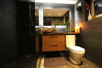 Bathroom in Maison au style contemporain - 4
