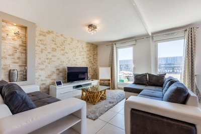Living room in loft avec sublime terrasse de 100m² - 0