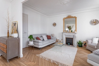 Living room in Elégant appartement à l'orée du bois de Vincennes - 1
