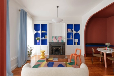 Living room in Appartement d'architecte coloré - 1