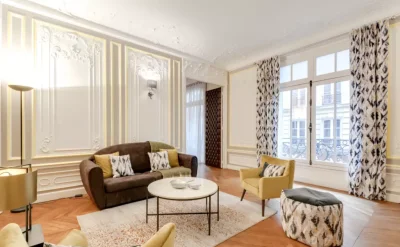 Living room in L'appartement Baroque et Moderne  - 2