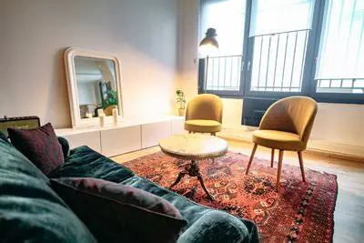 Living room in Grand Atelier confidentiel, la campagne à Paris - 4