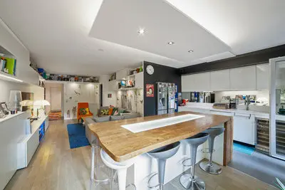 Kitchen in Superbe appartement design et sa terrasse  - 0