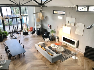 Living room in L'atelier loft - 2