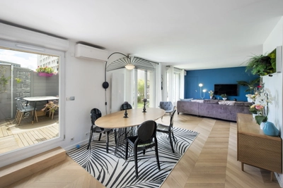 Living room in Appartement climatisé avec terrasse  - 2
