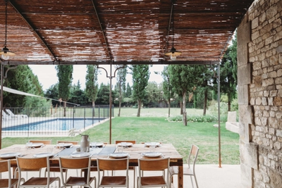 Comedor dentro Mas familial éco chic en Provence avec piscine - 1