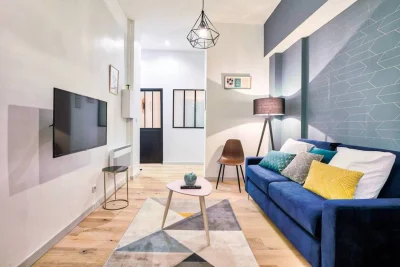 Living room in Appartement design au pied de Montmartre - 2