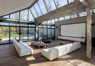 Living room in Loft-résidence - 1