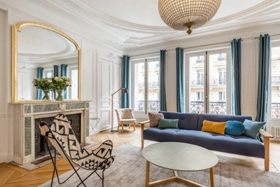 Living room in Appartement Haussmannien Réunions & Shootings  - 5