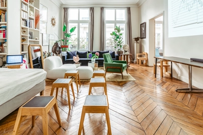 Living room in 112m² entre La Bourse et le Palais Royal - 4