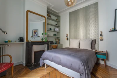Bedroom in Magnifique appartement haussmannien de designer - 19