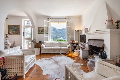 Living room in Villa Toscane avec panorama sur la baie de Eze - 0